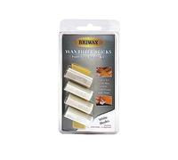 Briwax Filler Sticks White - Riparazione rapida del legno per graffi, crepe e fori per unghie | Tonalità assortite