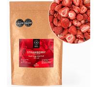 BRIX Fragole Disidratate | 100% Fragole Secche Naturali 75g | Frutta Essiccata | Non-OGM, Senza Glutine, Vegano e Vitamine Preservate