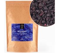 BRIX Gelso Liofilizzato | 100% Gelso Bianco Essiccato Naturale 95 g | Frutta Secca con Fantastico Sapore | Non-OGM, Senza Glutine, Vegano e Vitamine Preservate