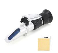 Brix Refractometer 0-90% Range | 0.20% High Accuracy for Sugar Level Testing | Digital Refractometer for Honey/Wine/Juice Making | Aluminum Alloy with Non - Slip Grip & Full