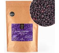 BRIX Ribes Nero Liofilizzato | 100% Ribes Nero Intero Essiccato Naturale 105g | Frutta Secca | Non-OGM, Senza Glutine, Vegano e Vitamine Preservate