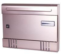 CASSETTA POSTALE PER RIVISTA BRIXO PLUTO PER ESTERNO IN ALLUMINIO COLOR BRONZO C