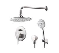 Kit doccia a incasso in ottone 3 in 1 con cartuccia in ceramica Ø40 mm Atlantik