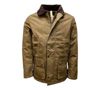 Brixtol Textiles - Giacca Cerata Curtis in Sabbia Profonda - - Jackets - Uomo - Marrone - S