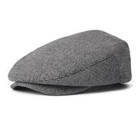 Brixton Hooligan Snap cap Beret, Grigio/Nero, L Unisex-Adulto
