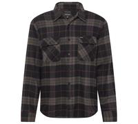Brixton - Bowery Flannel - Camicia M nero/grigio