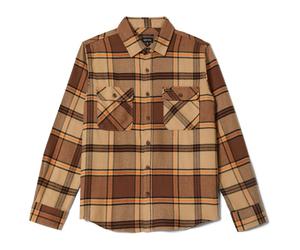 Brixton - Bowery Flannel - Camicia S marrone
