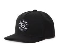 Brixton Cappello da baseball nero / bianco, Taglia 55-60