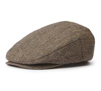Brixton Hooligan Snap cap Beret, Marrone/Khaki, S Unisex-Adulto