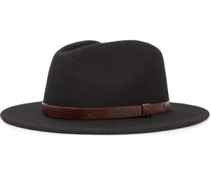 Brixton Messer Fedora Cappello, nero, taglia L
