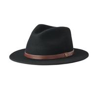 Brixton Messer Fedora Cappello, nero, taglia M