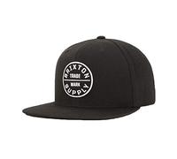 BRIXTON Oath III Snapback Berretto da Baseball, Nero, Taglia Unica Uomo