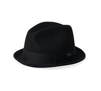 BRIXTON Staten Fedora, Nero, Etichettalia Unica Unisex-Adulto