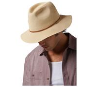 Brixton - Wesley Straw Packable Fedora - Cappello M - 58 cm marrone