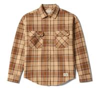 Brixton - Women's Bowery Vintage L/S Overshirt - Camicia M beige/marrone