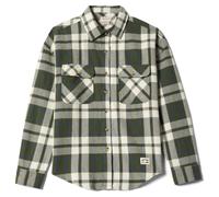 Brixton - Women's Bowery Vintage L/S Overshirt - Camicia M olivia/grigio