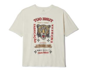 Brixton - Women's The Getaway Oversized BF Tee - T-shirt S beige