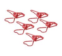 Briyaui Clip per Raccoglitori in Metallo, a Forma di Cuore, di Piccole | Materiale durevole, forte forza di serraggio, ideale per documenti, adatto per certificati, usi versatili