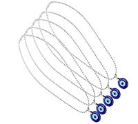 Briyaui Collana Turca con Occhi Blu, Amuleto da 2,5 Cm | Materiale in lega, design accattivante, protezione contro la sfortuna, perfetto per l\'uso quotidiano