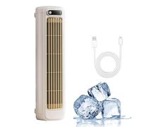 Brizac Aire Acondicionado, Briza Ac, Enfriador De Aire Portátil Sherum, Enfriador De Aire Portátil Festberg Cooling Ace, Aire Acondicionado Con Ventilador Silencioso De 3 Velocidades (1 pieza Beige)