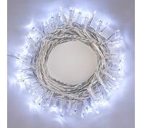 BrizLabs Luci Natalizie Esterno 15M 100 LED Bianco Freddo Luci Stringa 8 Modalità Impermeabile Catena Luminosa Decorazioni Natalizie per Interno, Giardino, Albero di Natale, Matrimonio