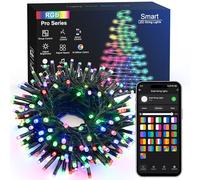 BrizLabs Smart Luci Regalo per La Mamma Esterno, 20M 200 LED Catena Luminosa Interno con 16 Milioni di Colori RGB, Controllato App, Compatibile con Alexa, Luce Decorazioni per Giardino Feste Casa
