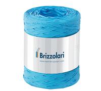 BRIZZOLARI - 01003706 - Nastro Rafia sintetica - azzurro 06 - 5mmx200mt - Brizzolari - 88163 - Conf. da 1 Pz. - 01003706