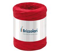 BRIZZOLARI - 01003707 - Nastro Rafia sintetica - rosso 07 - 5mmx200mt - Brizzolari - 88167 - Conf. da 1 Pz. - 01003707