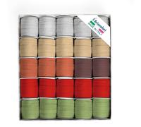 BRIZZOLARI - 02307500 - Rocche Glitty 68245 - 10 mm x 5 mt - colori assortiti - Brizzolari - conf. 25 pezzi - 88240 - Conf. da 1 Pz.