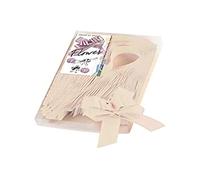 Brizzolari Confezione di Fiocco Strip, Panna, Unica, 30 unità