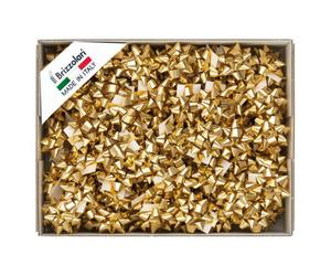 Brizzolari Coccarde Stelle Splendid Oro Metallizzato 10 mm 100 pezzi