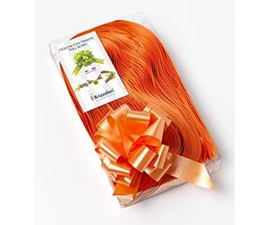 Brizzolari Conf. 50 Fiocchi Rapidi Nastri, Arancione, 31 mm, Decorazioni Eventi Laurea