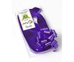 Brizzolari Conf. 50 Fiocchi Rapidi Nastri, Viola, 31 mm, Coccarda Eventi Decorazioni