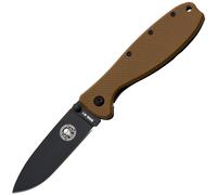 BRK-ESEE Zancudo Framelock Coyote brown Finitura Nera BRKR1CBB