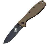 BRK-ESEE Zancudo Framelock Desert tan Finish Black BRKR1DTB