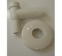 BRL s.r.l. - SIFONE ESTERNO LAVATRICE CON ROSONE PP BIANCO