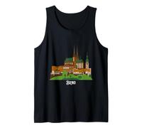 Brno Repubblica Ceca Viaggio Souvenir Città Punto di Riferimento Regalo Canotta