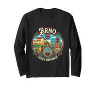 Brno Repubblica Ceca Viaggio Souvenir Città Regalo Maglia a Manica