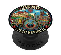 Brno Repubblica Ceca Viaggio Souvenir Città Regalo PopSockets PopGrip Adesivo