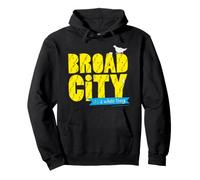 Broad City Pigeon Logo Felpa con Cappuccio