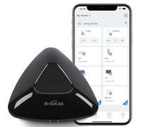 Broadlink RM MAX Hub Domotico Intelligente, Telecomando Universale Wi-Fi & BLE per Dispositivi IR/RF, Compatibile con Alexa & Google Home, Configurazione Facile, Hub RF per TV, Climatizzatori, Tende