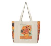 BROADREAM Borsa Shopper Donna, Tote Bag Tela, Shopper Borsa, Borsa Tela Donna, Shopper in Tela, Borsa Canvas Perfetto per Shopping, Scuola, Regali