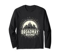 Broadway Bound Theatre Amante NYC Dreamer Maglia a Manica