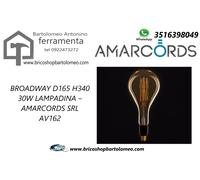 BROADWAY D165 H340 30W LAMPADINA - AMARCORDS SRL AV162