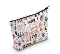 Broadway Musical Gift It's A Good Day to Be Theatre Musical Theatre Gift Makeup Bag, Be Theatrical Eu, Borsa cosmetica con stampa