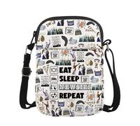 Broadway Musical Theme Gift Musical Theatre Makeup Bag Musical Amante Regalo Teatro Broadway Regalo, Notizie Cr Eu, Borsa cosmetica con stampa