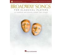Broadway Songs for Classical Players-Clarinet/Pian (Tascabile)