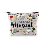 Broadway Theater Gift Woods Musical Fans Gift It It from a Musical Zipper Pouch Theatre Theatre Makeup Bag, Da Into Wood Eu, Borsa cosmetica con stampa