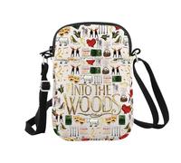 Broadway Theatre Gift Into Wood Musical Fans Gift Broadway Musical Lover Gift Cosmetic Zipper Pouch, Into Wood Cr Eu, Borsa cosmetica con stampa