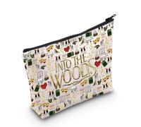 Broadway Theatre Gift Into Wood Musical Fans Gift Broadway Musical Lover Gift Cosmetic Zipper Pouch, Into Wood Bag Eu, Borsa cosmetica con stampa